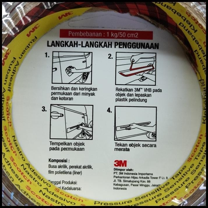 

DISKON DOUBLE TAPE 3M VHB TIPIS !!!!!!!