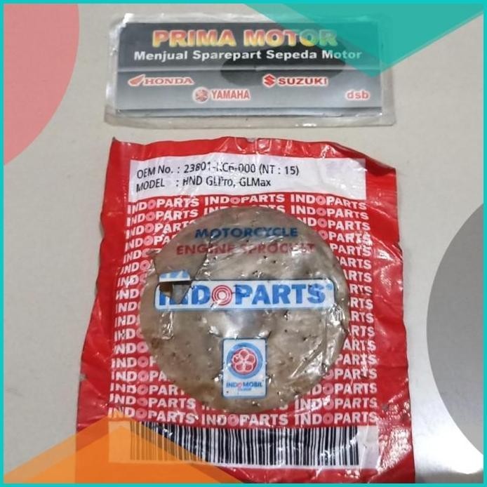 GIR GEAR DEPAN GL PRO 15T INDOPART INDOPARTS MINUS PENYIMPANAN 8JVLZ4