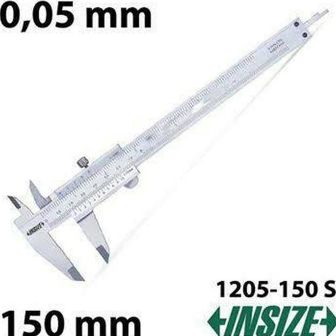 Insize 1205-150S Vernier Caliper 6" 150Mm Sigmat Jangka Sorong