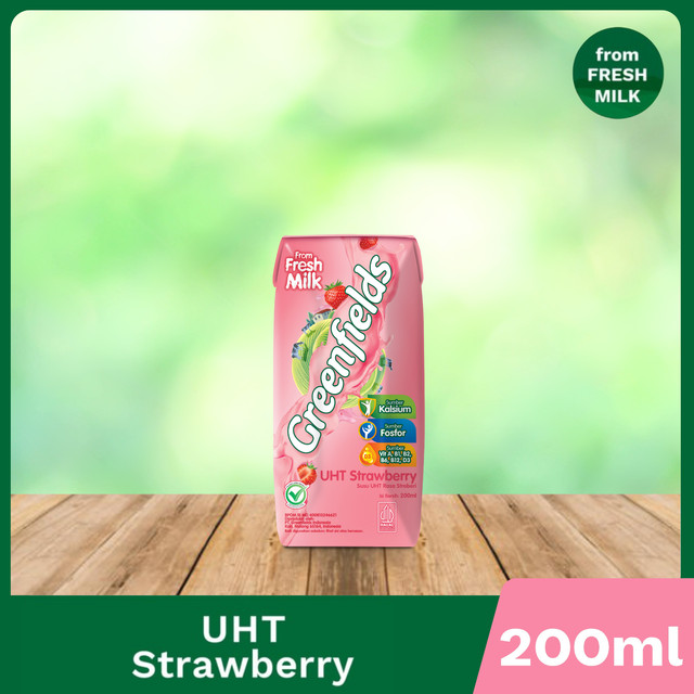 

Greenfields Susu UHT Strawberry 200ml