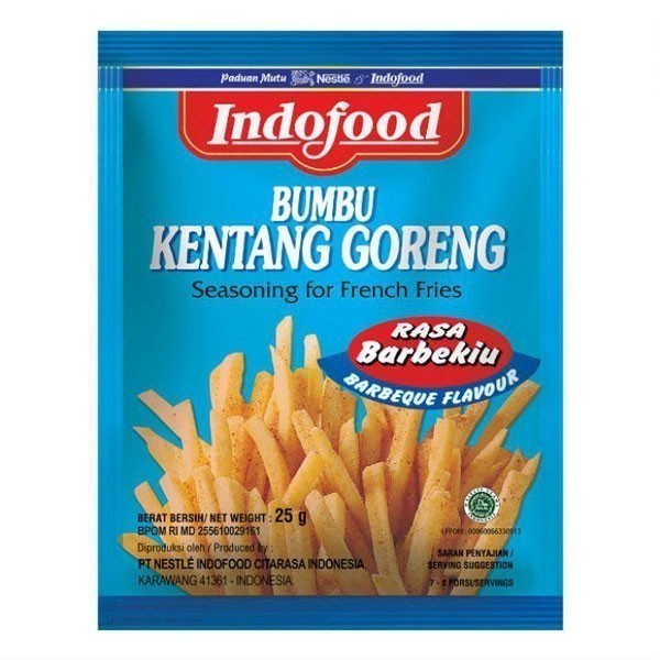 

INDOFOOD BUMBU KENTANG BARBEQUE 25 GR