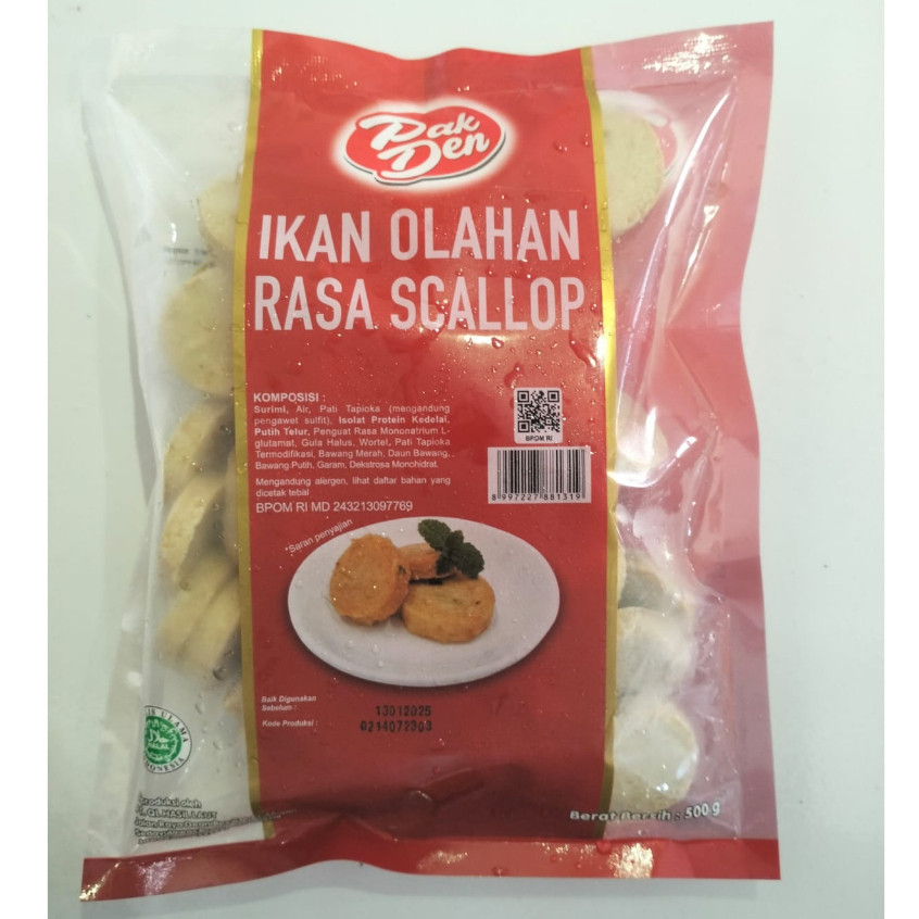 

SCALLOP PAK DEN (500 G)