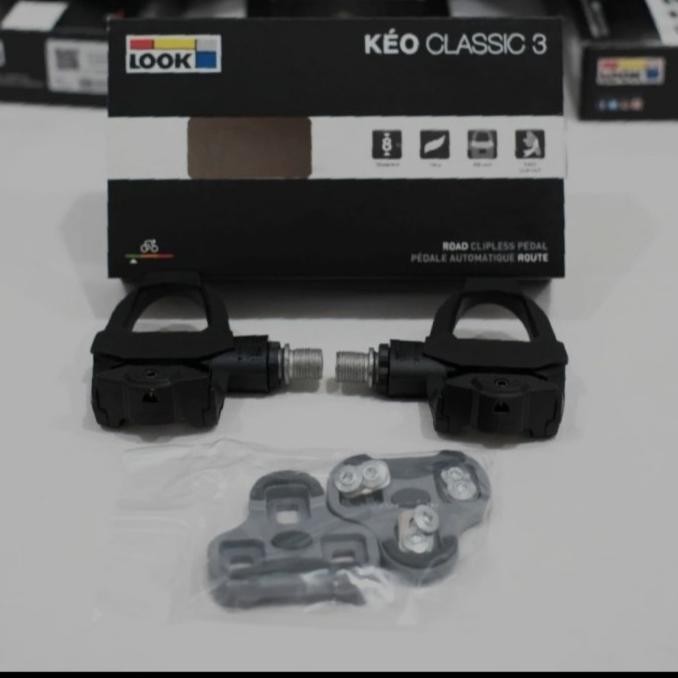 Pedal Sepeda Roadbike Cleat Look Keo Classic 3 Include Cleat