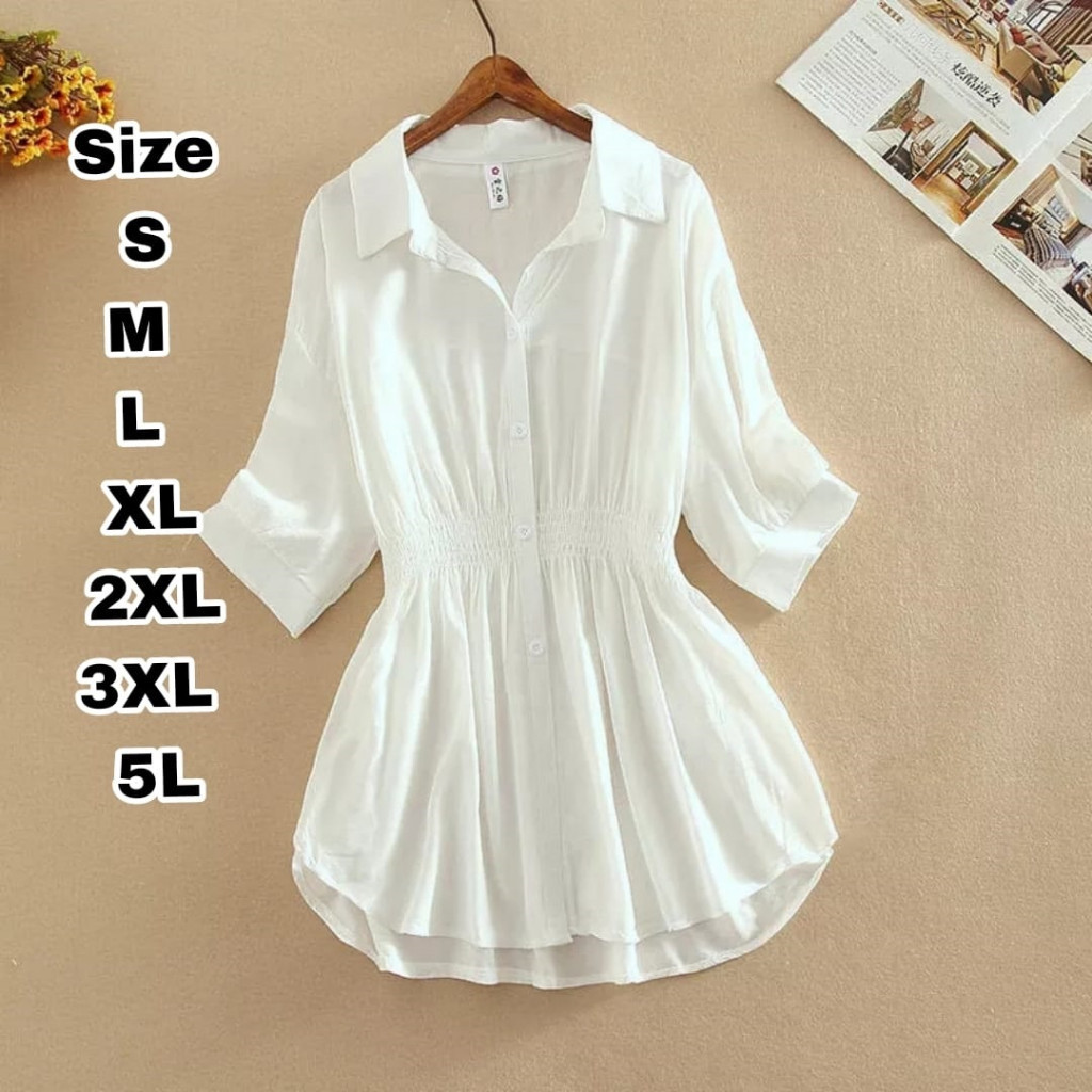 Terbaru Tunik Ibuibu Pkk Bju Wanit Tunikk Panjang Tnik Murah Tunix Fashionable Premium Tunk Korean S