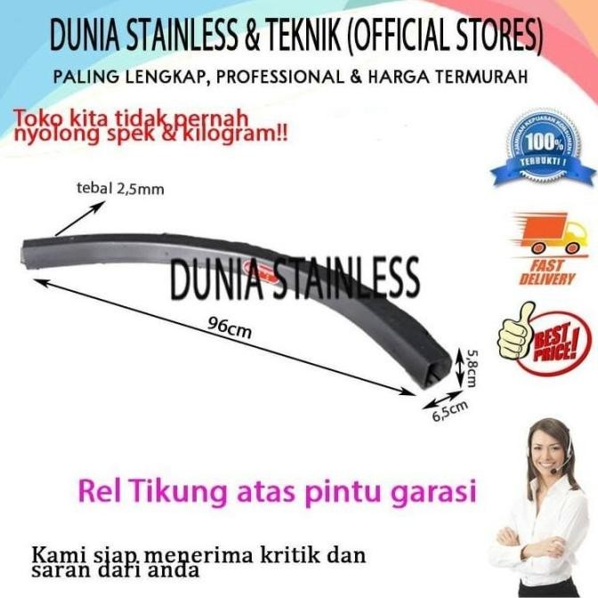 Rel Tikung Atas Pintu Garasi