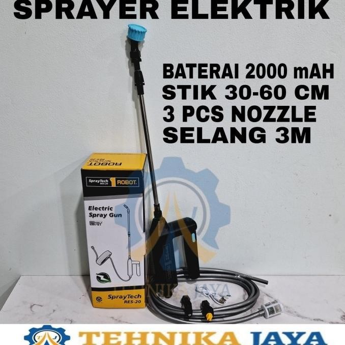 Sprayer Elektrik Robot Res 20 Alat Semprot Tanaman Sprayer Cordless