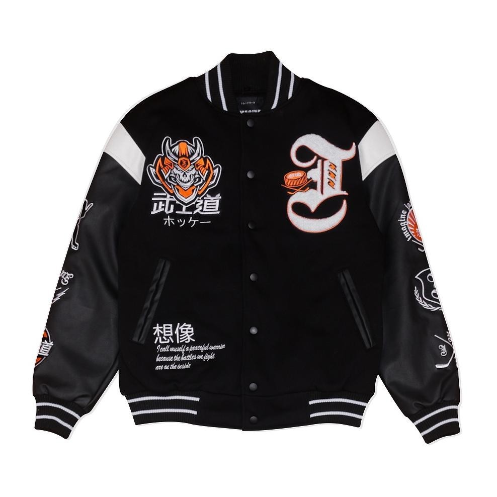 Jaket Pria Keren Varsity Jacket "Ronin Hockey"