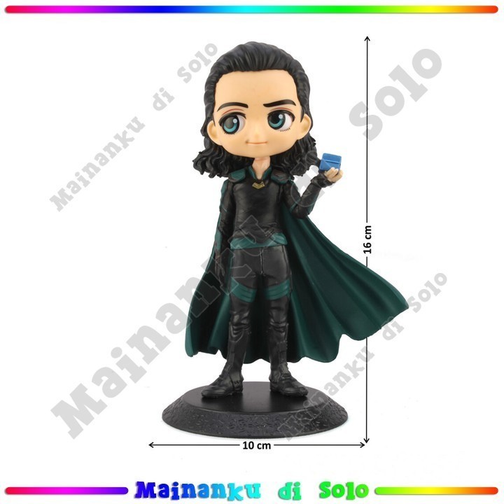 [Mainanku] Mainanku Mainan Anak Figure Loki 16cm Dan Tesseract