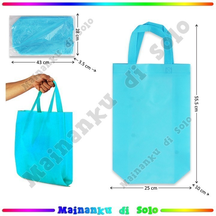 

[Mainanku] Goodie Bag Polos 25x35x10 cm 12 Pcs (PACK) Mainan Anak