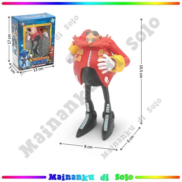 [Mainanku] Figure Karakter Sonic Sonic 2 Mainan Anak