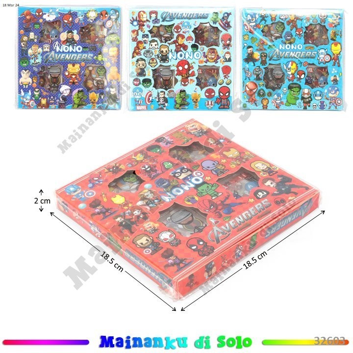 

[Mainanku] Stiker Sanrio Gambar Karakter 80x80 mm Sanrio /lotso/avenger/ Box Window