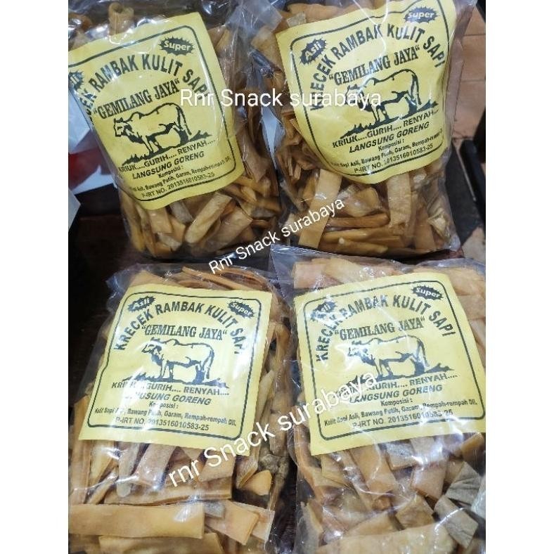 

h-4 [500gr] Rambak kulit sapi mentah siap goreng Viral