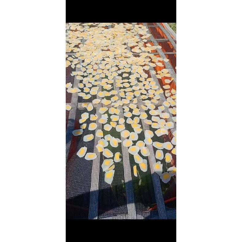 

Ur37 kerecek kerupuk tellur asin masir mentah,slted egg 1000 grm Murah