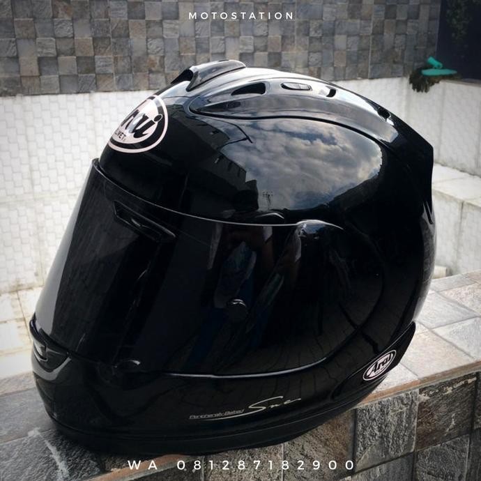 ARAI RX7RR5 BLACK POLOS MURAH RX7X AGV CORSA SHOEI X14 X12 PISTA