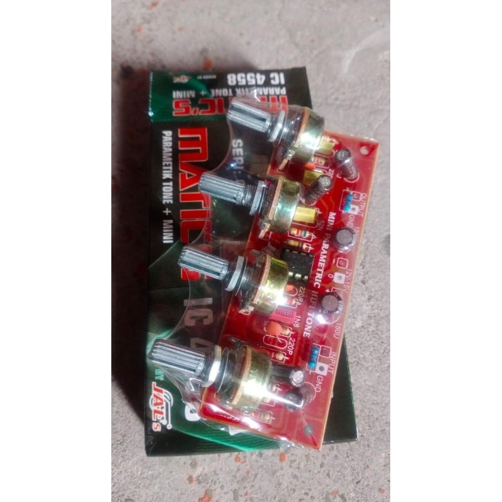 PROMO KIT MATIC'S IC 4558 PARAMETIK TONE + MINI / Kit Parametik Tone IC 4558