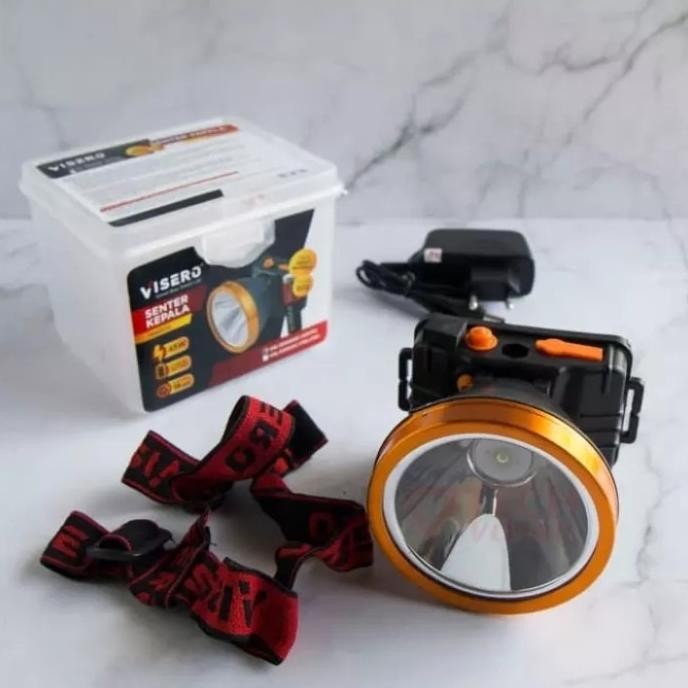 Senter Kepala 45WATT VISERO (WARNA PUTIH)