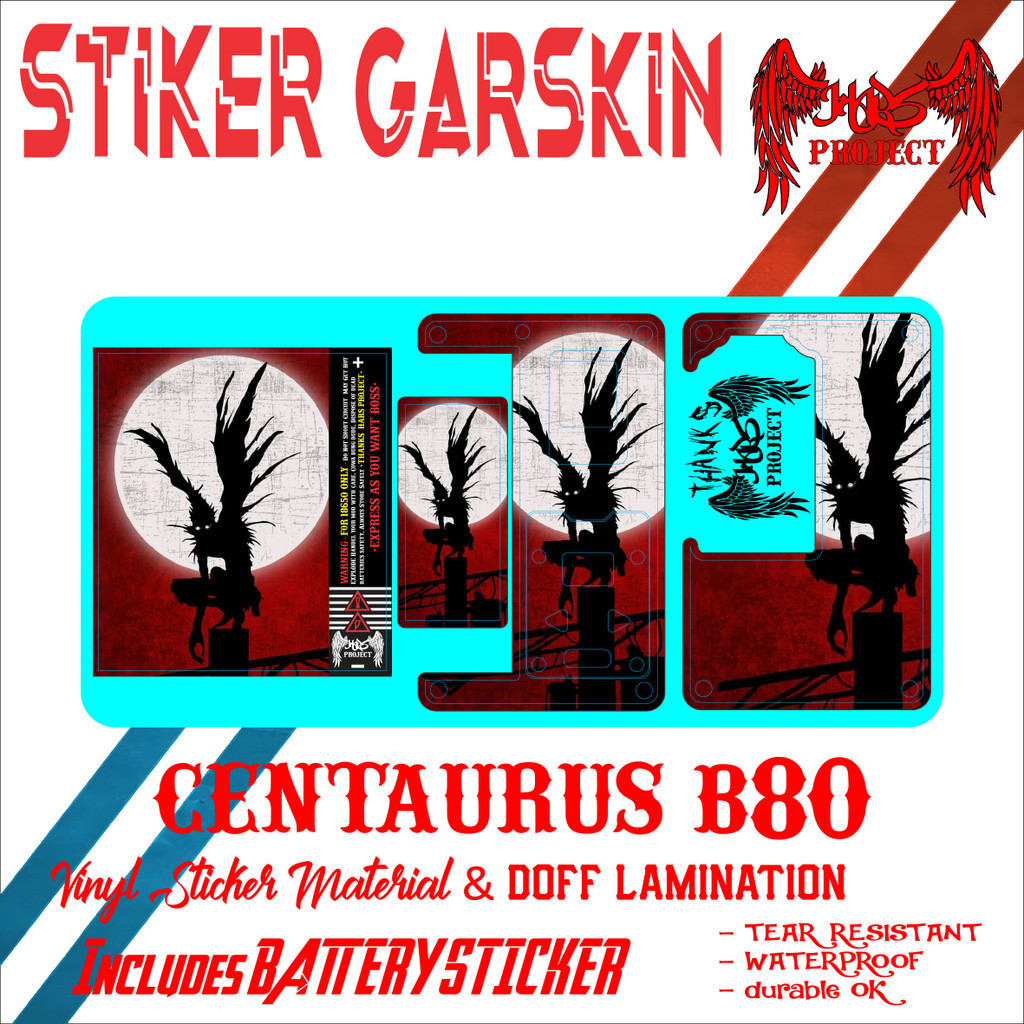 

stiker garskin new d b80 + bonus stiker batterai