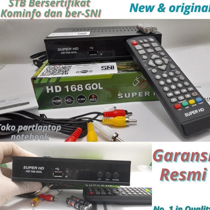Super Hd 168 Stb Tv Stb Terbaik Stb Tv Digital Original New