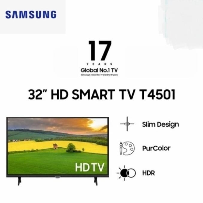 Tv Led Samsung Ua32T4501 32 Inch Smart 32T4501