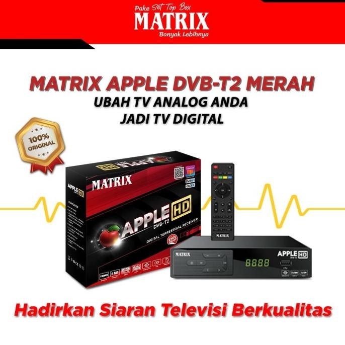Stb Matrix Apple Dvbt2 Merah