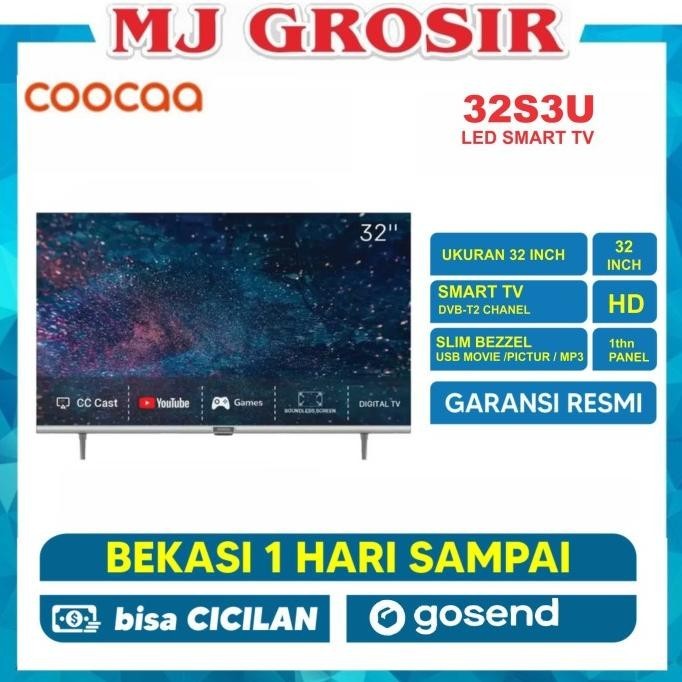 Led Tv Coocaa 32" Android Tv 32S3G 32Inch Usb Movie