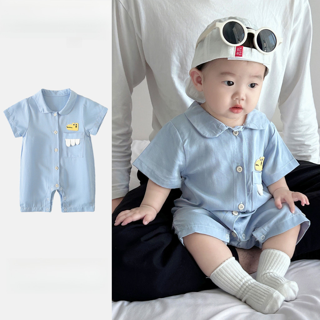 Clothes for Babies Summer Baby Boy Rompers Summer Clothes Super Cute Newborn Full Moon Summer Onesie