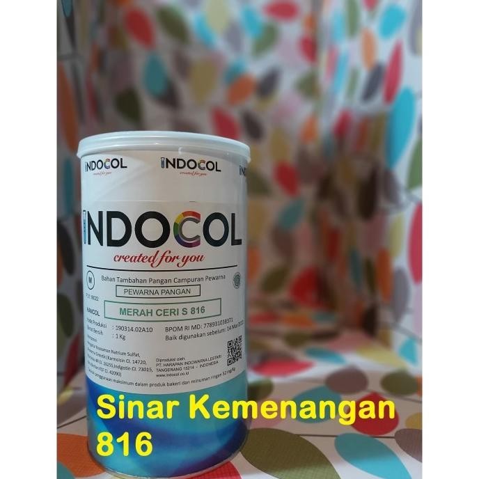 

Pewarna Makanan Indocol Cherry Red 816 - Merah Ceri; 1 Kg