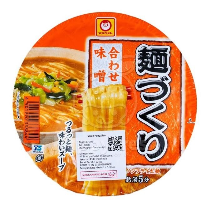 

[NON HALAL] - Maruchan Menzukuri Awase Miso Ramen Cup 104 gr KAS76