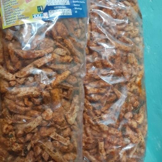 

Basreng Stik Daun Jeruk Pedas 1Bal