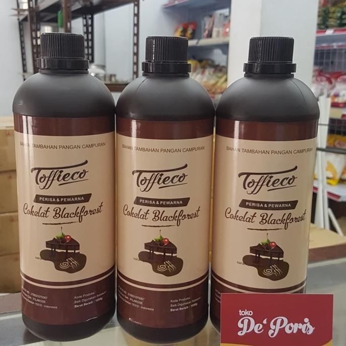 Toffieco Coklat Black Forest Pasta 1 Liter