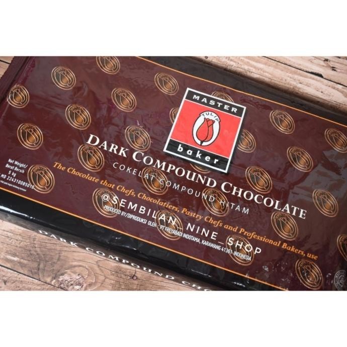 

Tulip Master Baker Dark Compound Chocolate 5 Kg Cokelat Coklat Hitam