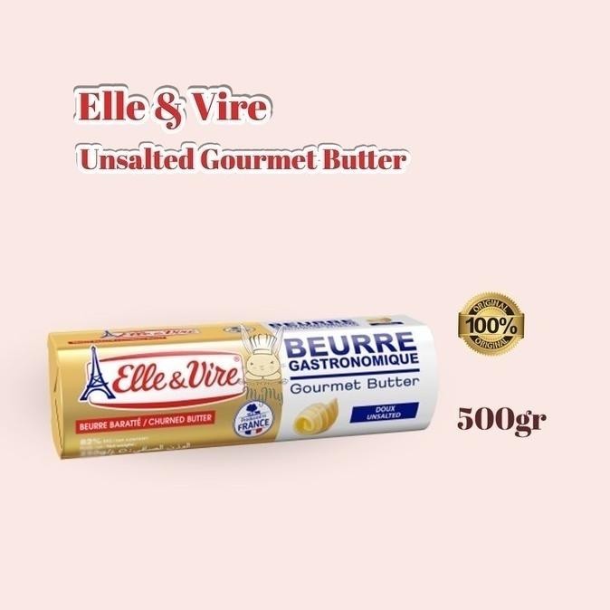 

Elle & Vire Butter Roll Gourmet Unsalted 500gr