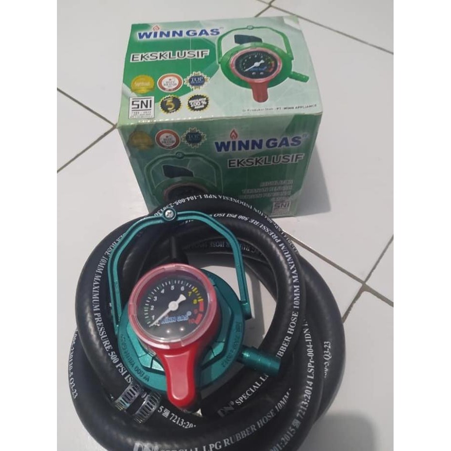 Regulator Winn Gas W 900 M Selang Gas Lpg 400 Psi Asli Dn Iso 900