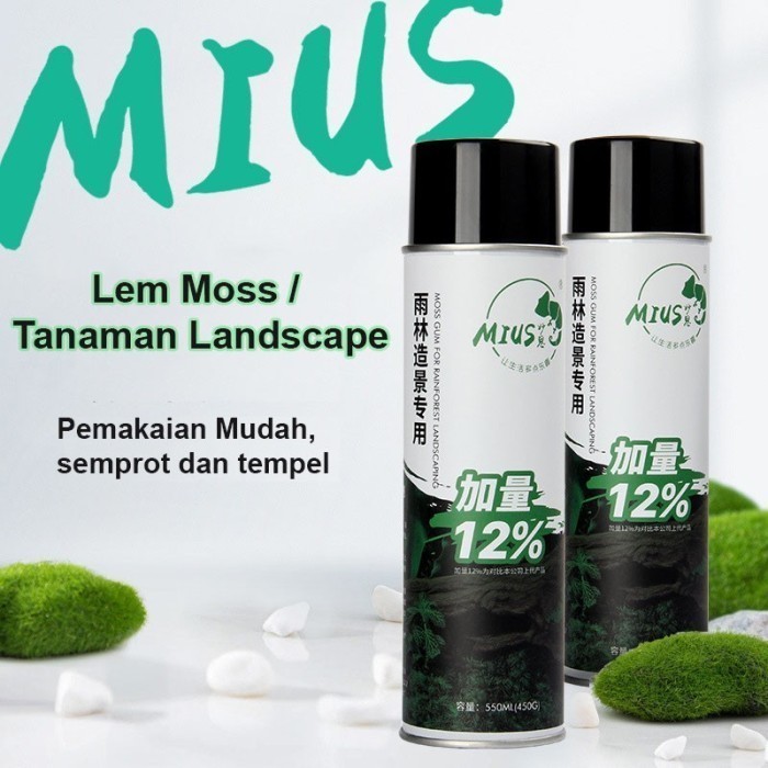 

Mius Moss Glue Rainforrest Terrarium Perekat Lem Lumut Paludarium