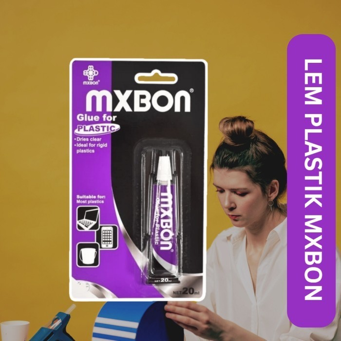 

Mxbon Lem Plastik 20 Ml - Transparan