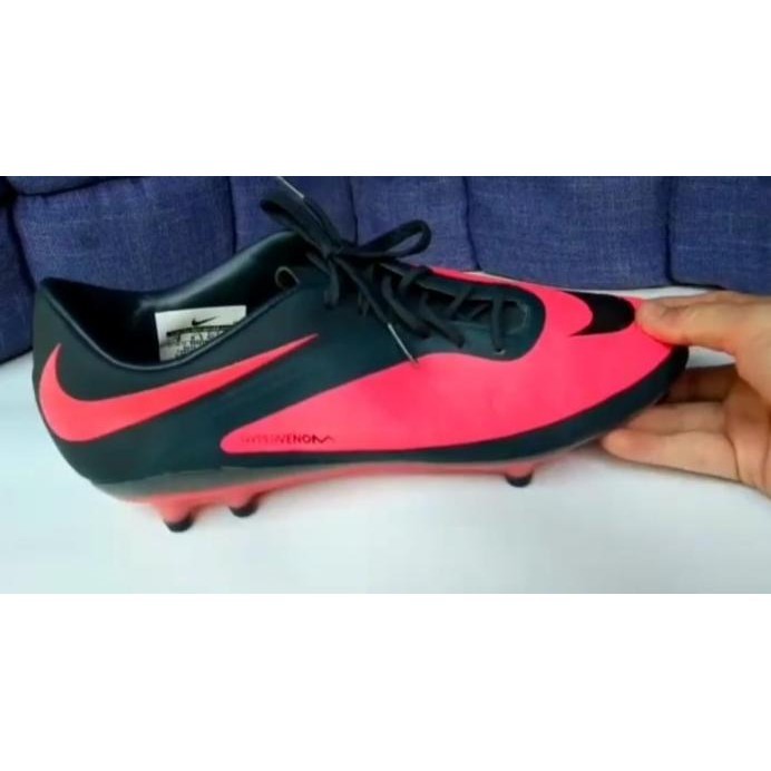 SEPATU BOLA-SEPATU BOLA NIKE HYPERVENOM PHATAL BLACK - ORIGINAL