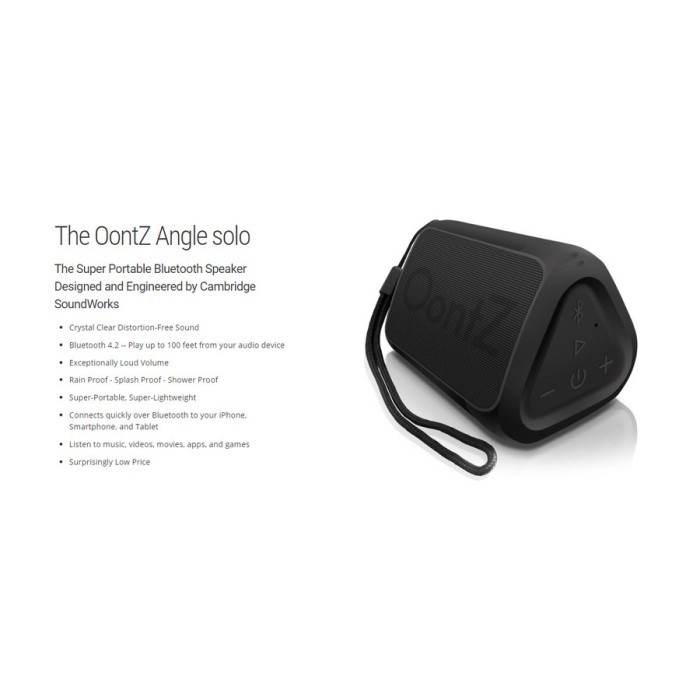 Oontz Angle Solo Super Portable Bluetooth Speaker