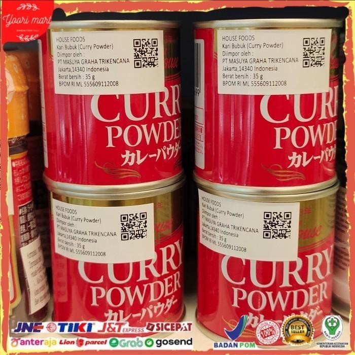 

House Foods Curry Powder bubuk kari impor asli Jepang enak 35 gram Kualitas Terbaik