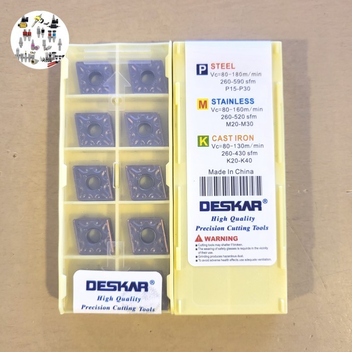 Cnmg 120408 Ma Lf6018 Deskar Insert Bubut Cnmg 120408 Mata Bubut Cnmg 12 Insert Cnmg