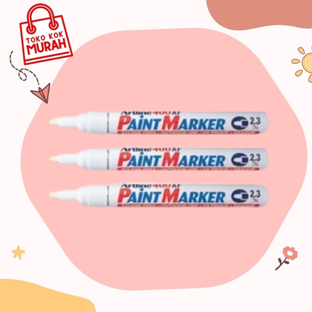 

ART PAINT MARKER EK-400 WHITE PER PCS