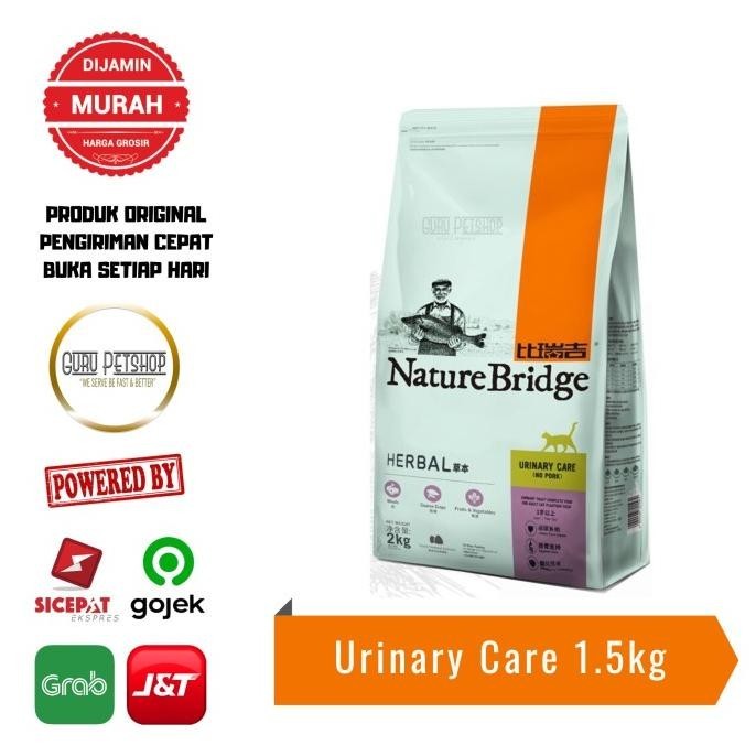 TERBARU - Nature Bridge Urinary Care Cat Food 2kg Freshpack Urinary Cat Food