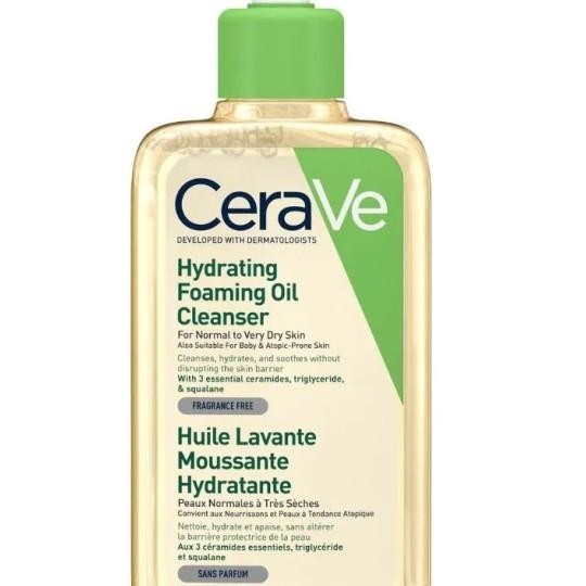 Cerave Hydrating Foang Oil Cleanser Normal To Very Dry Skin 236Ml