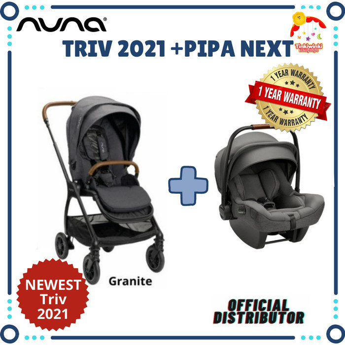 Nuna Triv Travel System With Nuna Pipa Lite