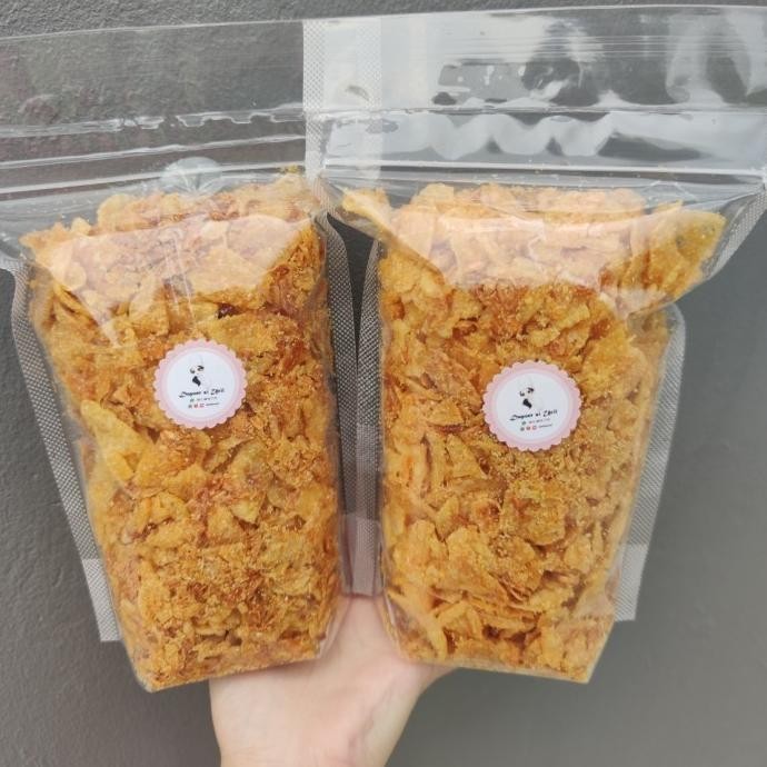 

Keripik Kentang Bawang Ebi Goreng / Snack Cemilan Kentang Crispy LN