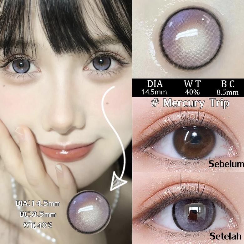er-56 MAJU SOFTLENS Multiple colors 1 pasang lensa kontak warna diameter 14.2-14.5 MM softlens mata 