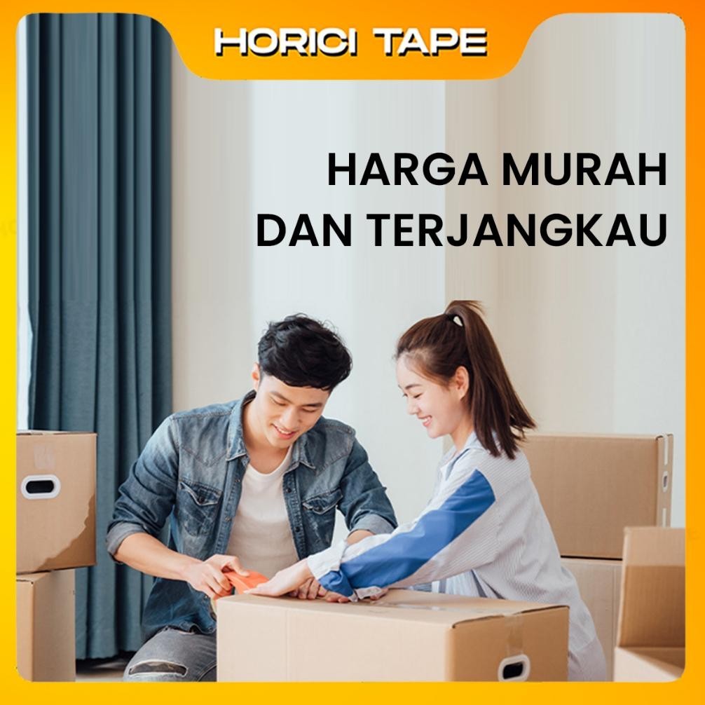 

Terlaris 1 Dus Isi 72 Pcs Horici 42Mic Tape Asli Murah Super Clear 45Mm X 90Y Lakban Bening Dan Coklat Hemat