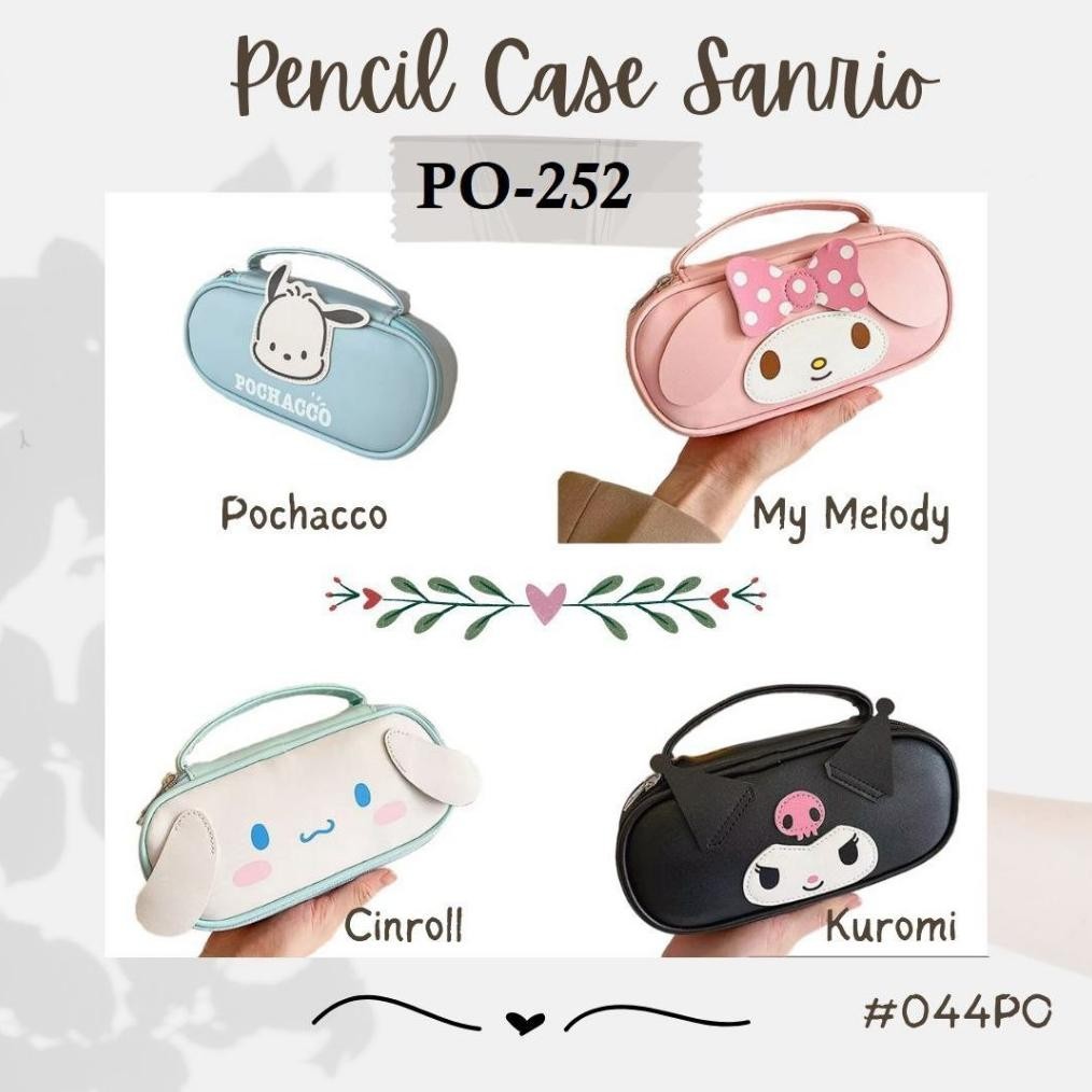 

Cod Pencil Case Fluffy Sanrio Premium Tempat Pensil Lisensi Sanrio Promo