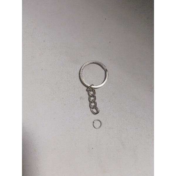 gantungan kunci / ring gantungan kunci gepeng tebal min 30 pc