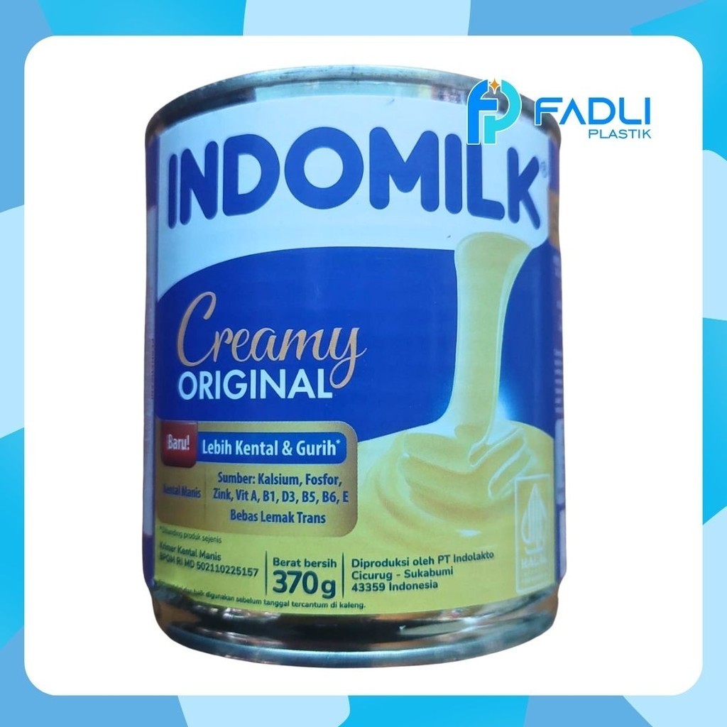 

Indomilk Susu Kental Manis Kaleng 370 gram Putih dan Coklat