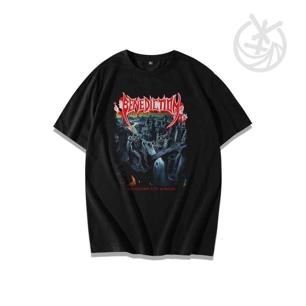 Kaos pria distro keren| Baju pria distro| Kaos pria keren terbaru| Kaos death metal Benediction 1146